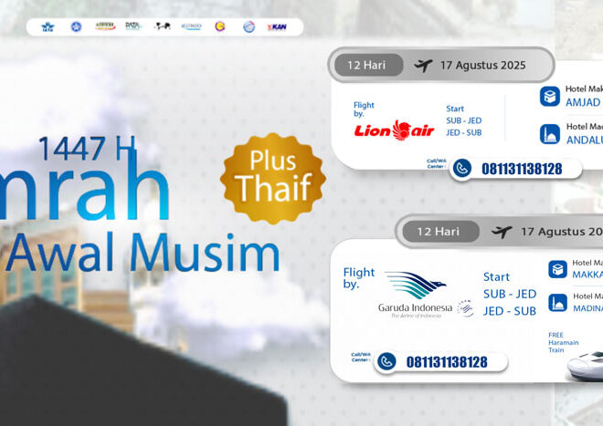 Paket Umroh Surabaya Awal Musim Agustus 12 Hari 1447 H